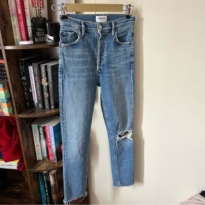Agolde Classic Blue Denim Jeans